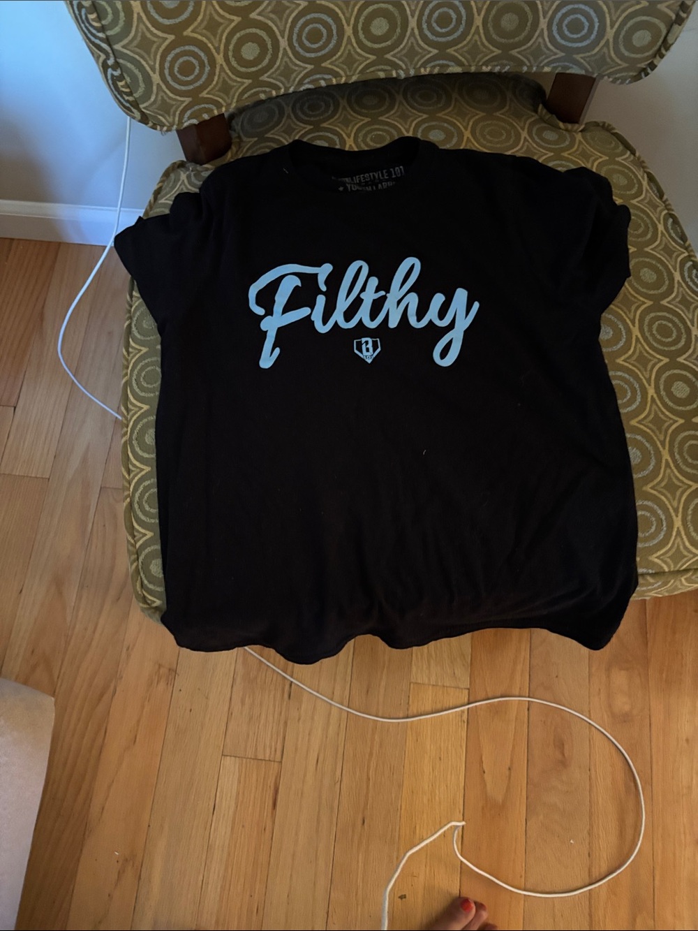 Filthy Black Graphic Tee - Kids Short Sleeve